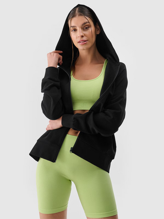 Bluza dresowa rozpinana z kapturem damska 4F 4FWMM00TSWSF1763-20S