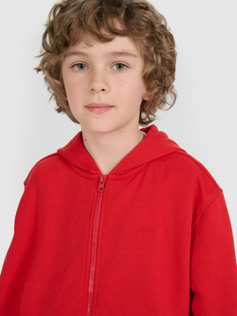 Bluza dresowa rozpinana z kapturem chłopięca 4F 4FJRAW25TSWSM2488-62S