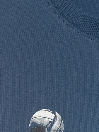 T-shirt regular z nadrukiem siatkarskim męski 4F 4FRAW25TTSHM3237-46S