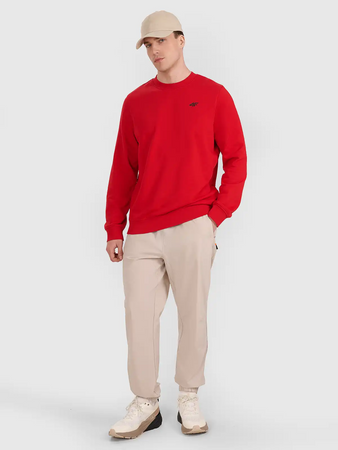 Bluza dresowa nierozpinana bez kaptura męska 4F 4FWMM00TSWSM1767-062S