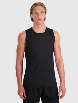 Tank top treningowy szybkoschnący męski 4F 4FWMM00TFSLM0764-20S