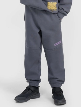 Spodnie dresowe joggery chłopięce 4F 4FJRAW25TTROM1605-22S