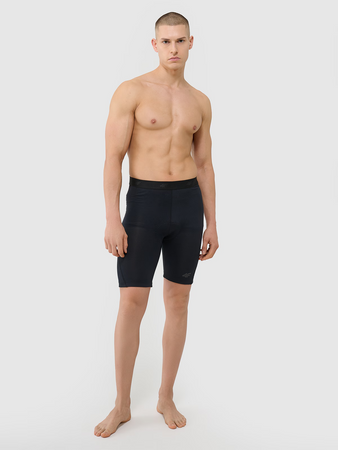 Legginsy krótkie rowerowe z żelowo-piankową wkładką męskie 4F 4FWSS25TFSTM031-20S