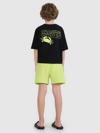 Spodenki plażowe boardshorty chłopięce 4F 4FJRMM00UBDSM110-45S