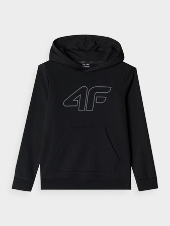 Bluza dresowa nierozpinana z kapturem chłopięca 4F Junior 4FJWMM00TSWSM1292-21S
