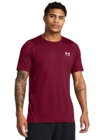 T-shirt treningowy gładki męski  UA HG ARMOUR FITTED SS 1361683-625