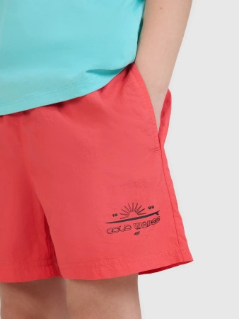 Spodenki plażowe boardshorty chłopięce 4F 4FJWSS25UBDSM117-63S