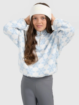 Polar 4FWarm oversize z nadrukiem dziewczęcy 4F 4FJRAW25TFLEF440-90A