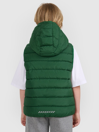 Bezrękawnik puchowy z wypełnieniem syntetycznym chłopięcy 4F 4FJRAW25TVJAM324-41S