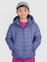 Kurtka puchowa z wypełnieniem syntetycznym chłopięca 4F 4FJRAW25TDJAM0819-32S