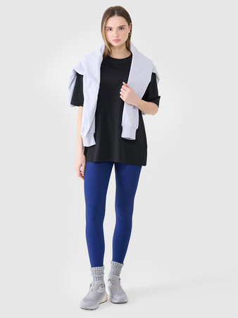 T-shirt oversize gładki damski 4F 4FRSS25TTSHF2694-20S