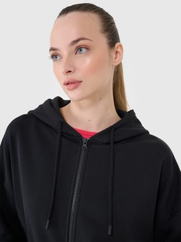 Bluza damska dresowa rozpinana z kapturem 4F 4FRSS25TSWSF2152-20S