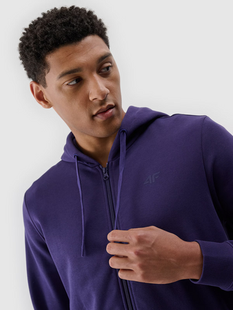 Bluza dresowa rozpinana z kapturem męska 4F 4FWMM00TSWSM1768-31S