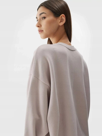 Bluza dresowa nierozpinana bez kaptura damska 4F 4FAW23TSWSF0764-56S