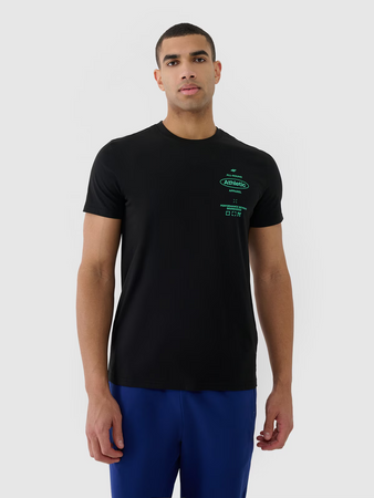 T-shirt regular z nadrukiem męski 4F 4FRSS25TTSHM2688-20S