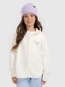 Polar loose z kapturem dziewczęcy 4F 4FJRAW25TFLEF444-11S