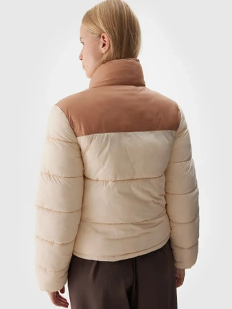 Kurtka damska zimowa puchowa 4F 4FWAW24TDJAF469-83S