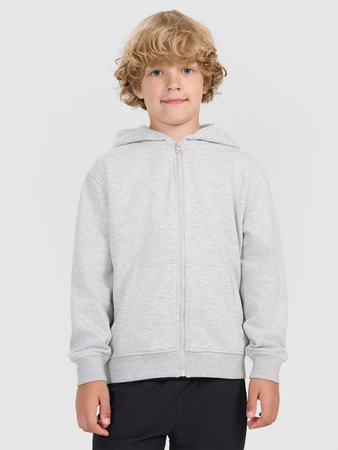 Bluza dresowa chłopięca rozpinana z kapture 4F 4FJWMM00TSWSM1859-25M