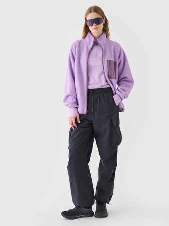 Spodnie casual cargo damskie 4F 4FRAW24TTROF1169-20S