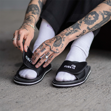 Klapki na rzep uniseks Kubota K0000-100-001-23-1