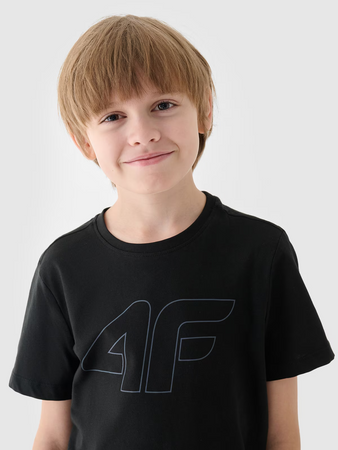 T-shirt z nadrukiem chłopięcy 4F Junior 4FJWMM00TTSHM1627-20S