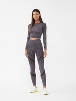 Legginsy treningowe bezszwowe damskie 4F
