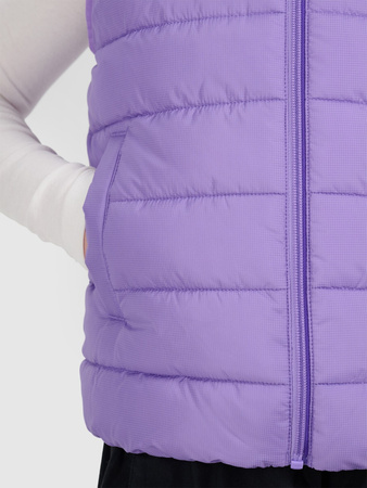 Bezrękawnik puchowy z wypełnieniem syntetycznym dziewczęcy 4F 4FJRAW25TVJAF322-51S