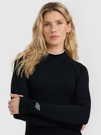 Bielizna termoaktywna bezszwowa merino (góra) damska 4F 4FWAW25USEAF205-20S