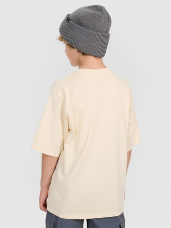 T-shirt oversize z nadrukiem chłopięcy 4F 4FJRAW25TTSHM3208-12S