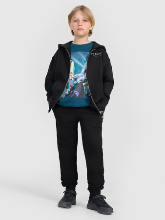 Spodnie dresowe joggery chłopięce 4F 4FJRAW25TTROM1663-20S