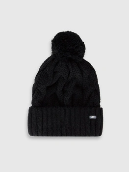 Czapka zimowa z dodatkiem wełny damska 4F 4FRAW25ACAPF0724-20S