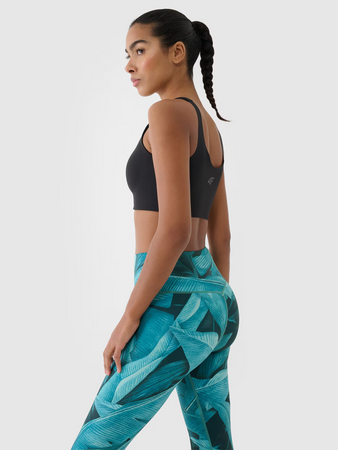 Legginsy treningowe z wysokim stanem damskie 4F 4FRSS25TFTIF408-46A