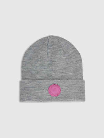 Czapka zimowa beanie dziewczęca 4F 4FJRAW25ACAPF0749-27M