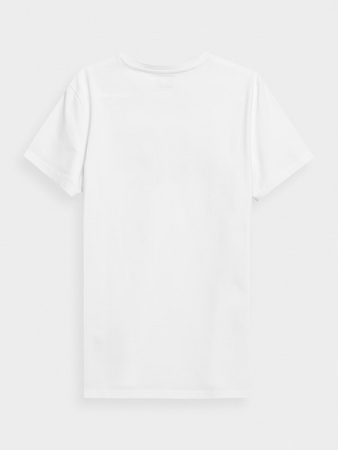 T-shirt regular z nadrukiem męski 4F 4FWMM00TTSHM1844-10S