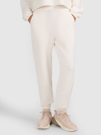 Spodnie dresowe joggery z modalem damskie 4F 4FWAW25TTROF1180-11S