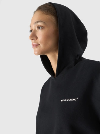 Bluza dresowa nierozpinana z kapturem damska 4F 4FWSS24TSWSF1003-20S