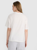 T-shirt oversize z nadrukiem damski 4F 4FRSS25TTSHF2692-11S