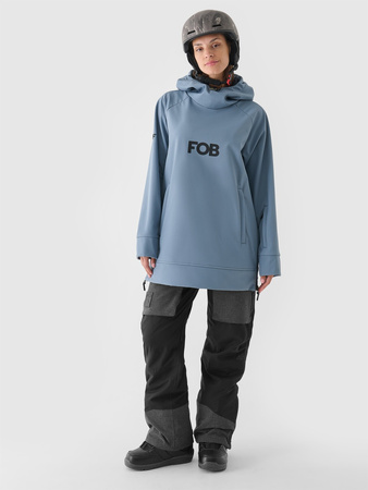 Bluza snowboardowa z softshellu membrana 5000 damska 4F 4FWAW24TSOFF289-32S