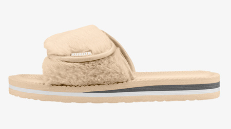 Klapki na rzep futerko damskie Kubota K24AW-100-001-03-1