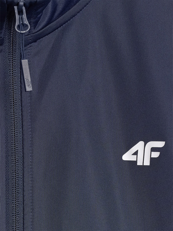 Bluza dresowa rozpinana bez kaptura męska 4F 4FRAW25TSWSM2459-31S