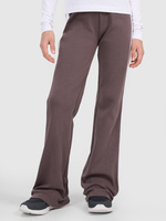 Spodnie dresowe z rozszerzanymi nogawkami dziewczęce 4F 4FJRAW25TTROF1599-51S