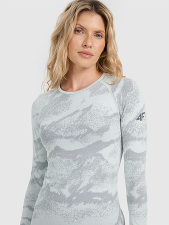 Bielizna termoaktywna bezszwowa (góra) damska 4F 4FWAW25USEAF208-34A