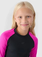 Bielizna termoaktywna drapana (góra) dziewczęca 4F Junior 4FJWAW24UBRUF067-55S