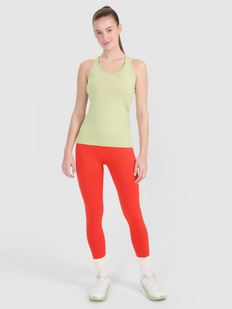 Top treningowy slim szybkoschnący damski 4F 4FRSS25TFSLF414-42S