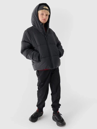 Kurtka puchowa chłopięca zimowa 4F 4FJWAW24TDJAM463-20S