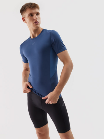 Legginsy krótkie treningowe szybkoschnące męskie 4F 4FWSS24TFTIM226-20S