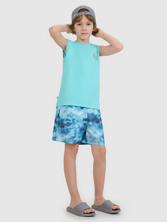 Spodenki plażowe boardshorty chłopięce 4F 4FJWSS25UBDSM118-90A