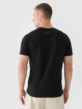 T-shirt regular z nadrukiem męski 4F 4FRAW24TTSHM2301-20S