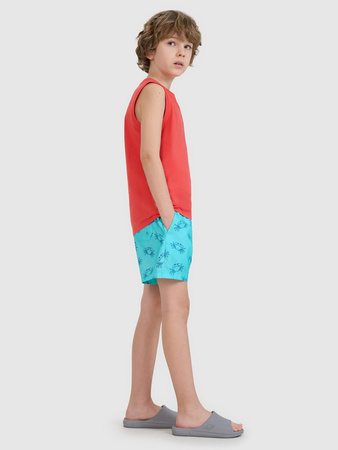 Spodenki plażowe boardshorty chłopięce 4F 4FJWSS25UBDSM121-47A