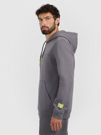 Bluza dresowa nierozpinana z kapturem męska 4F 4FRAW25TSWSM2458-23S